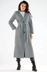 Awama pleasant, warm fabric maxi length coat  Adomoo